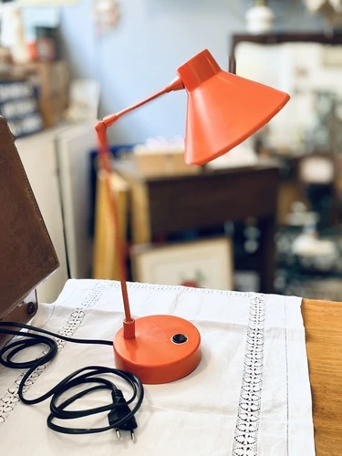 Lampe Habitat vintage orange