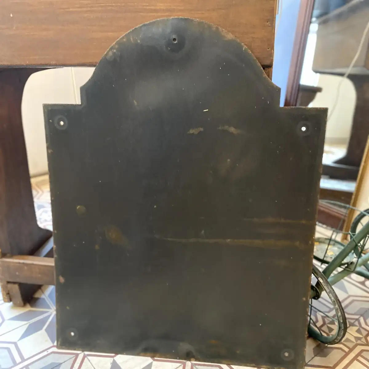 Véritable plaque émaillée rue de Paris