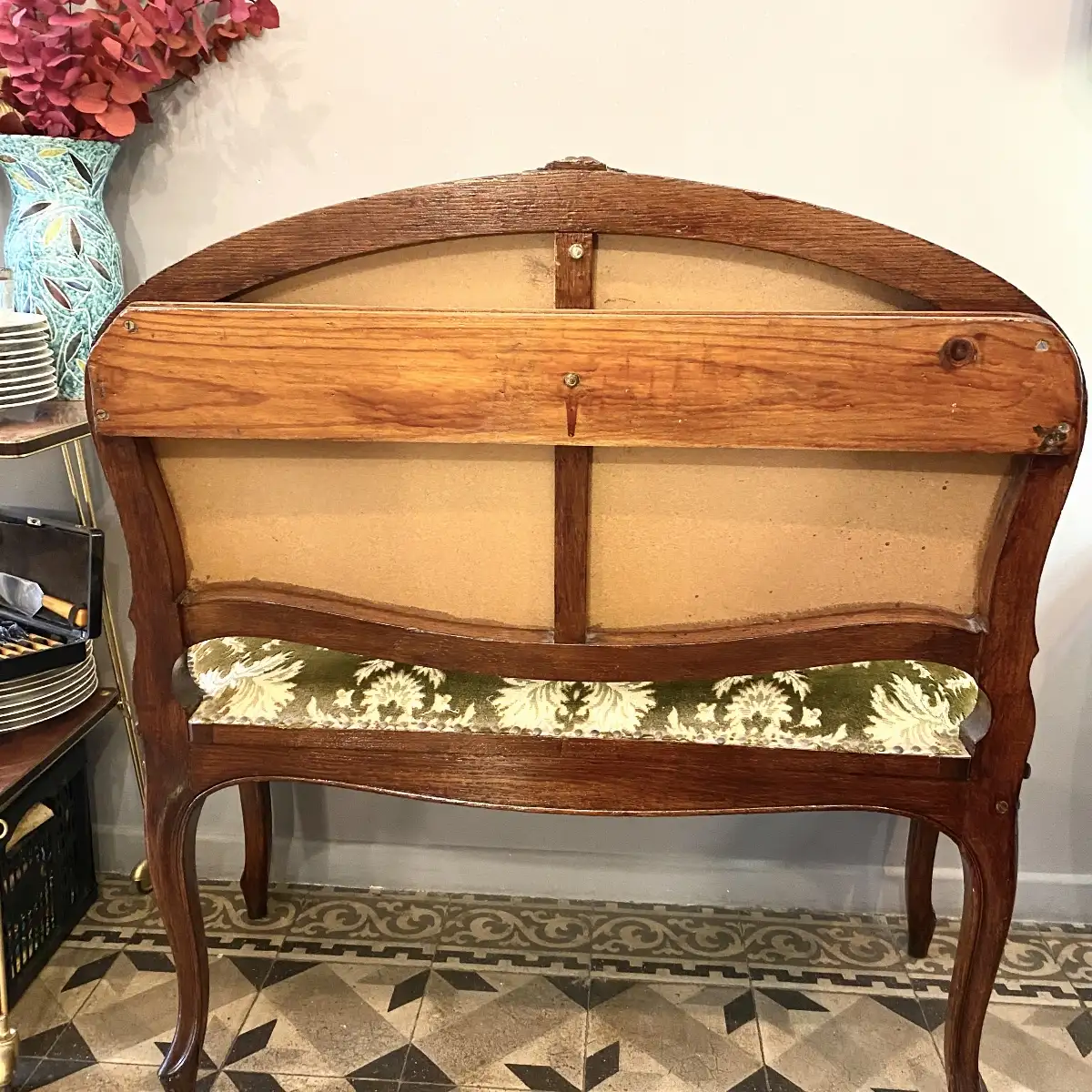 Banquette ancienne Louis Philippe