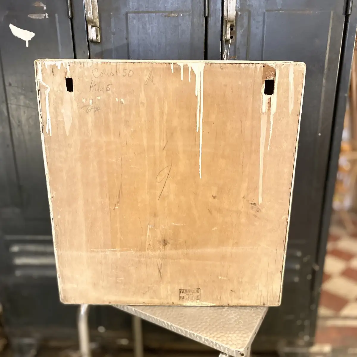 Armoire à pharmacie vintage en bois