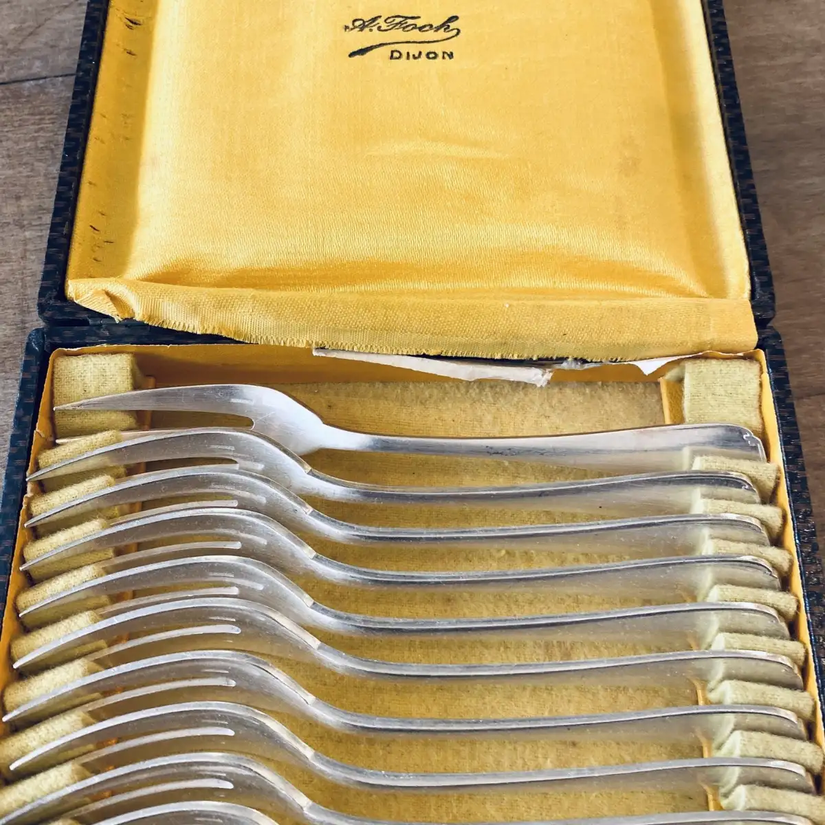 Coffret 12 fourchettes Christofle