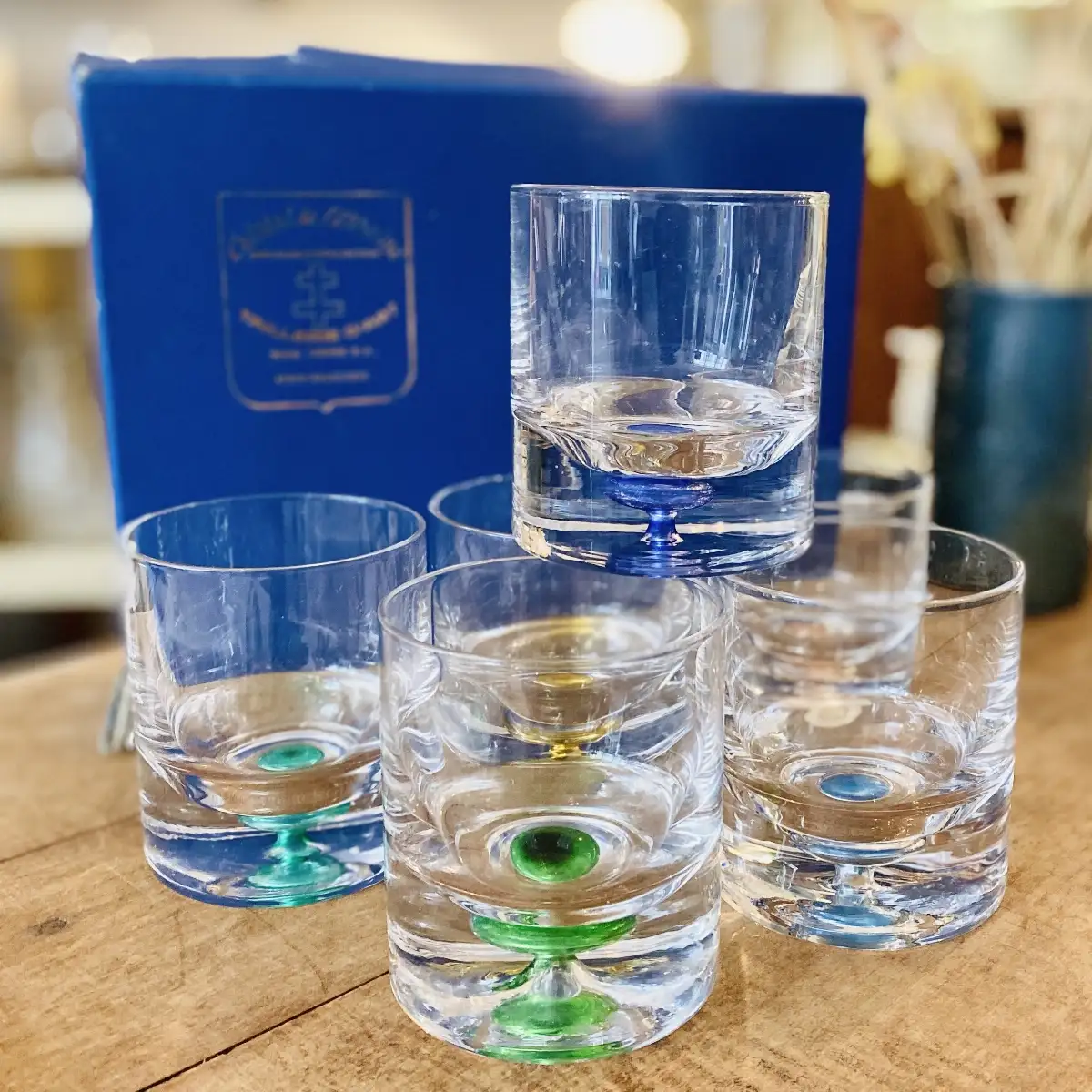 Coffret 6 verres whisky en cristal de Lorraine Boog Frères